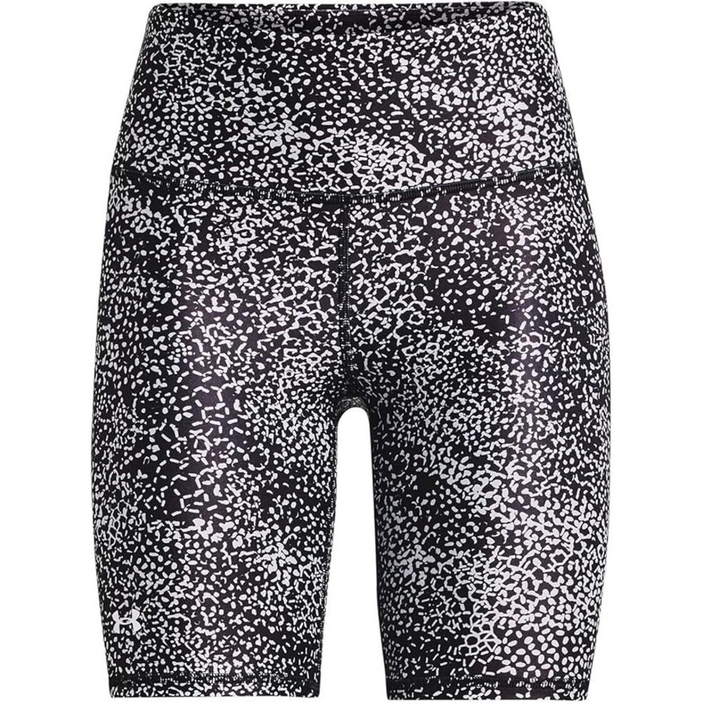 Under Armour® (Women's MEDIUM) HeatGear™ Armour AOP Bike Short, Black Iridescent